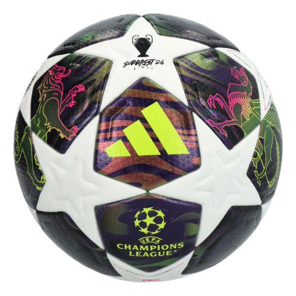 Професійний футбольний м'яч Adidas Champions League Pro 2026 Budapest Final JX9077 фото